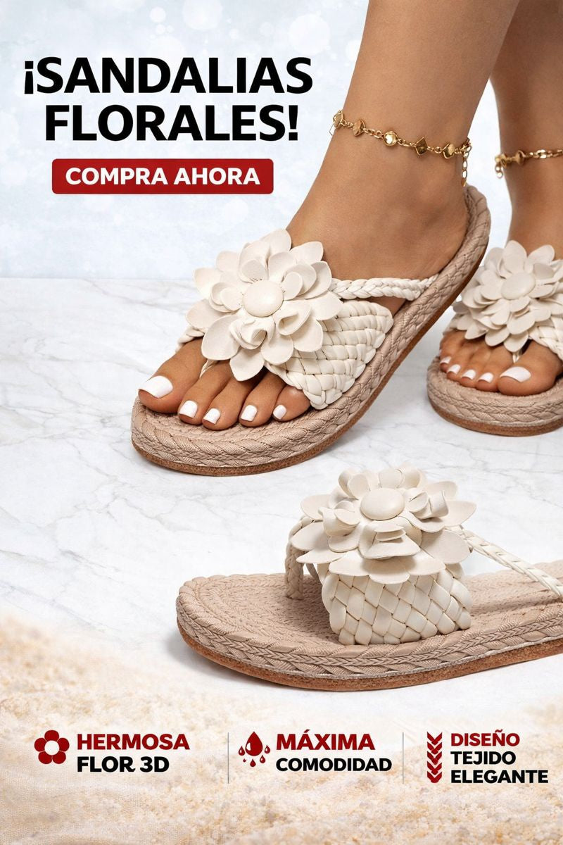 SANDALIA FLORAL